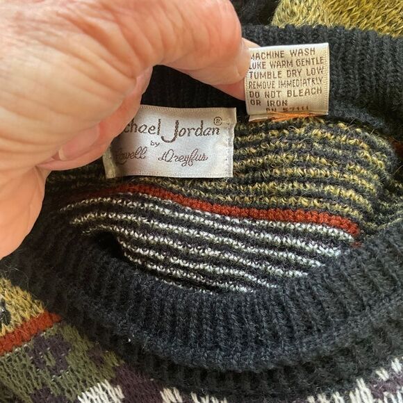 Michael Jordan by Lowell Dreyfus Men's Pullover Crewneck Sweater Size XL - Picture 15 of 15